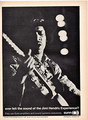 jimi hendrix magazine 1968/ song hits december 1968 sunn ad   