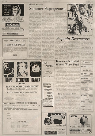 jimi hendrix newspaper 1969/the stanford daily oct. 3, 1969