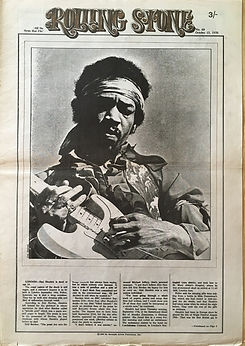 jimi hendrix newspapers 1970 / rolling stone : october 15 1970