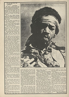 jimi hendrix newspapers 1970 / the rag october 5, 1970