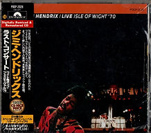 jimi hendrix cd album/hendrixlive isle of wight'70 /  1991 japan