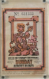 jimi hendrix memorabilia 1970/ ticket isle of wight festival 1970