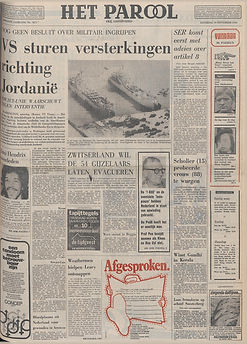 jimi hendrix newspapers 1970 / het parool September 19, 1970