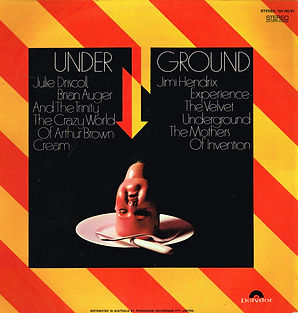 jimi hendrix vinyls 1969 / underground 2lp