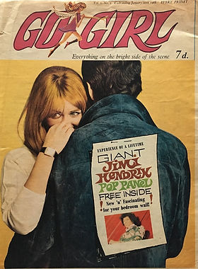 jimi hendrix magazine/go girl 20/1/1967