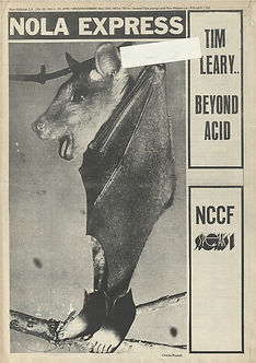 jimi hendrix newspapers 1970 / nola express october 2, 1970