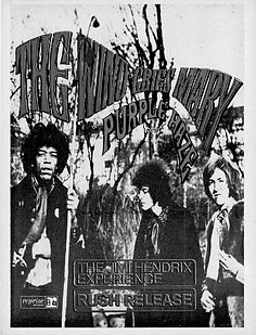 jimi hendrix magazine/ record world june 26, 1967 /ad purple haze usa