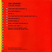jimi hendrix cd album/loose ends / 1991