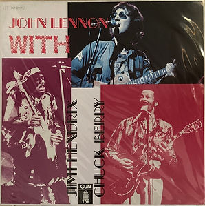 jimi hendrix / john lennon with/PR bootleg vinyl collector