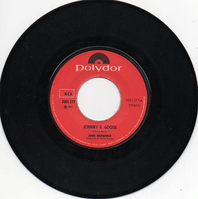 jimi hendrix vinyl single/johnny b.goode