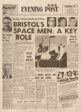 newspaper collector press archives 1967 / evening poste may 9, 1967