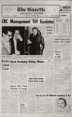 The Gazette Nov 4, 1967 / press collector
