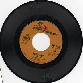 jimi hendrix singles/lover man reprise records
