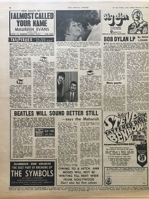 jimi henrix newspaper/new musical express 3/2/1968