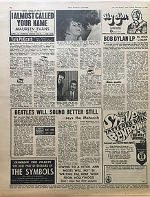 jimi henrix newspaper/new musical express 3/2/1968
