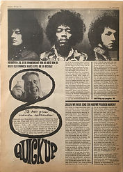 jimi hendrix newspaper/hit week N°12 jimi hendrix