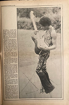 jimi hendrix newspapers 1969/rolling stone november 15, 1969
