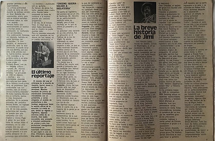 jimi hendrix collector magazines / pelo Nov. 1970 : had to die