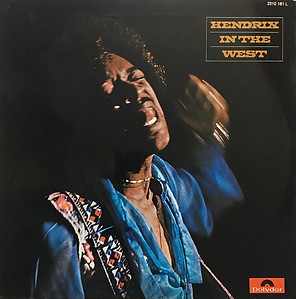 jimi hendrix vinyl album/in the west 1972 italy