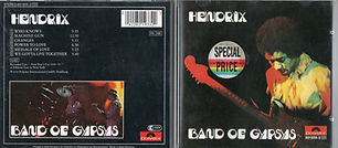 jimi hendrix cd album/band of gypsys 1st edition