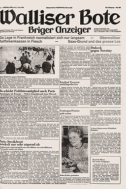  Walliser Bote  June 5, 1968