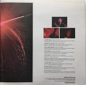 jimi hendrix vinyl album/ in the west england 1971