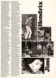 jimi hendrix magazine/ pop 6/67