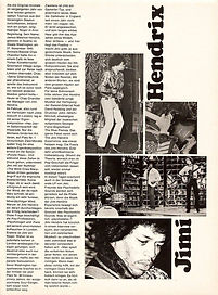 jimi hendrix magazine/ pop 6/67