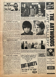 jimi hendrix newspaper archives press / record mirror dec. 10, 1966