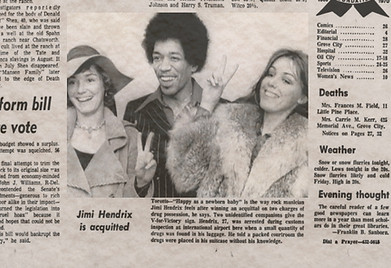 the news herald dec. 11, 1969 archives press collector jimi hendrix is acquitted