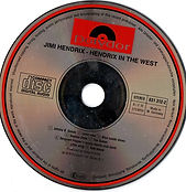 jimi hendrix cd album/in the west / 1988