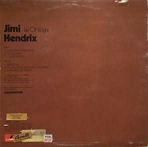 jimi hendrix album vinyl lps/isle of wight