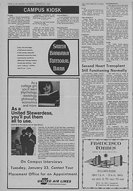 jimi hendrix newspaper/el gaucho january 9, 1968