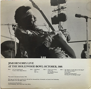 jimi hendrix vinyls bootlegs/live at the hollywood bowl 1968