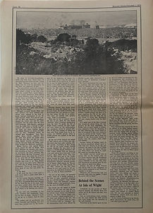jimi hendrix newspapers 1970 / rolling stone october 1,1970 / isle of wight part2