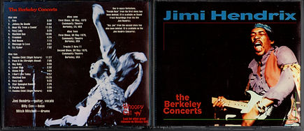jimi hendrix bootlegs cd / the berkeley concerts