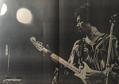 jimi hendrix newspapers 1970 / pop music : September 24,1970