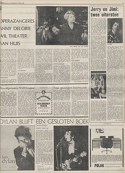 jimi hendrix collector newspapers 1967 / de volkskrant june 24, 1967