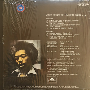 jimi hendrix vinyl album/loose ends england 1973