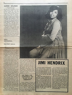 jimi hendrix newspapers: soul november 8, 1970