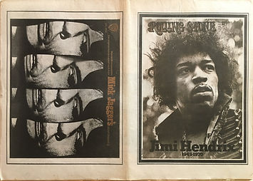 jimi hendrix newspapers 1970 / rolling stone : october 15 1970