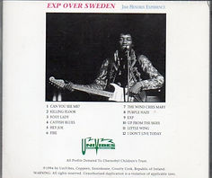 jimi hendrix cd bootlegs/exp over sweden univibes