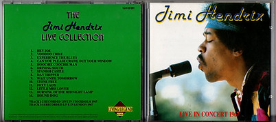 jimihendrix collector cd bootlegs/ live in concert 1967 /living legend 1988
