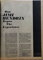 jimi hendrix magazines 1969/how jimi hendrix began the experience / hit parader june 1969