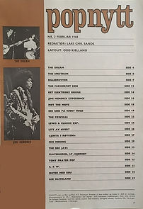 jimi hendrix magazines 1968 norway / popnytt feb. 1968