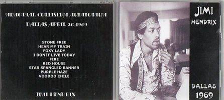 jimi hendrix cd bootlegs 1969/dallas 1969 april 20