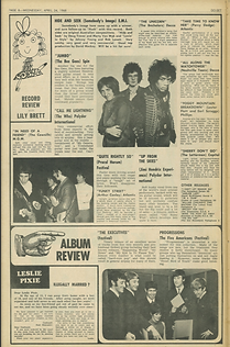 jimi hendrix newspper 1968/go set april 24, 1968 australia