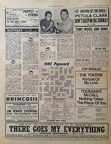 jimi hendrix newspapers 1967 / new musical express may 20, 1967