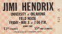 jimi hendrix memorabilia 1970 / ticket concert