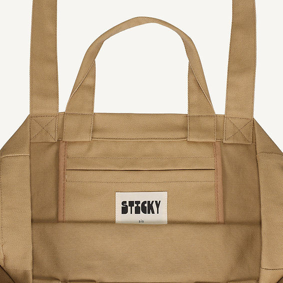 Thumbnail: The Sticky Sis Club  Canvas shopper • marzipan + sky
